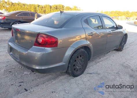 2013 Dodge Avenger Se из США, поврежденный, VIN 1C3CDZAB6DN575724